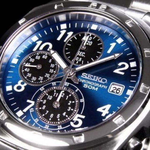 セイコー時計☆深い青が印象的なメタリックカラー！！オシャレさを演出☆