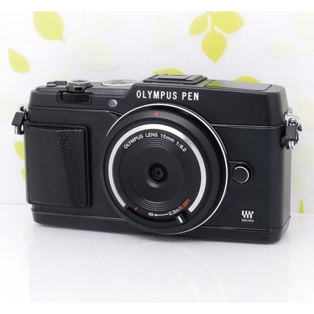 OLYMPUS(オリンパス)の★超カッコイイスタイリッシュカメラ！Wi-Fi機能付☆オリンパス E-P5★ スマホ/家電/カメラのカメラ(ミラーレス一眼)の商品写真