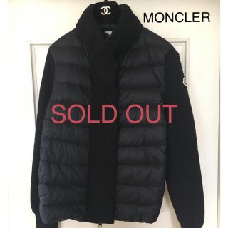 モンクレール(MONCLER)のMONCLER 切り替えニットダウン(ダウンジャケット)