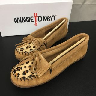 ミネトンカ(Minnetonka)のミネトンカ レオパード モック(スリッポン/モカシン)