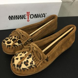 ミネトンカ(Minnetonka)のミネトンカ レオパード モック 25cm(スリッポン/モカシン)