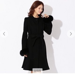 トゥービーシック(TO BE CHIC)のTo be chic ファーコート(ロングコート)