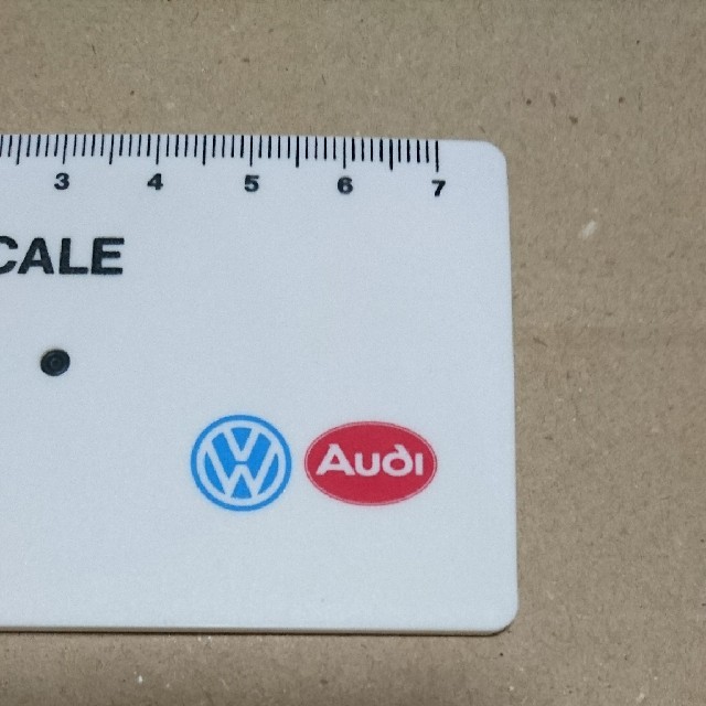 Volkswagen(フォルクスワーゲン)の非売品『フォルクスワーゲン CARD SCALE』 エンタメ/ホビーのコレクション(ノベルティグッズ)の商品写真