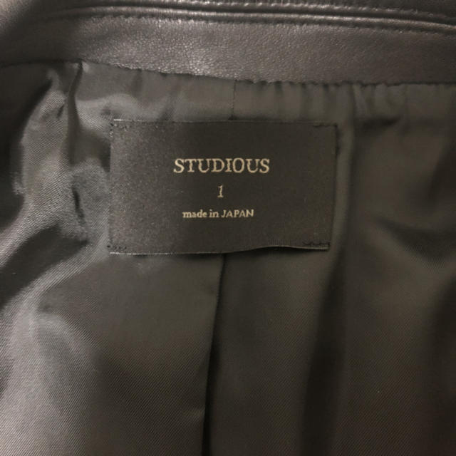 STUDIOUS(ステュディオス)のSTUDIOUS ライダースジャケット レディースのジャケット/アウター(ライダースジャケット)の商品写真