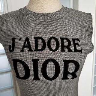 クリスチャンディオール(Christian Dior)のChristian Diorノースリーブカットソー(Tシャツ(半袖/袖なし))