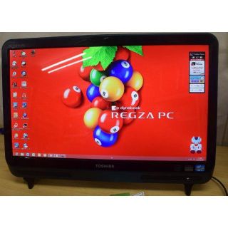 トウシバ(東芝)のWin10 i7搭載! 東芝 REGZA D712/V7GG Office有(デスクトップ型PC)