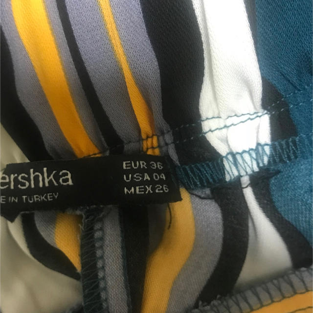 Bershka(ベルシュカ)のベルシュカ パンツ ワイドパンツ ハイウエスト ストライプ レディースのパンツ(カジュアルパンツ)の商品写真