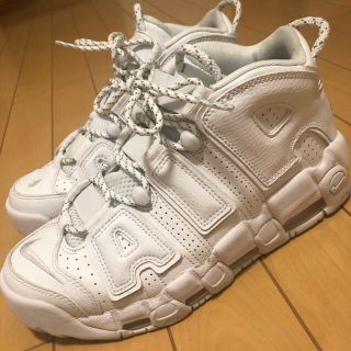 ナイキ(NIKE)の◎最終◎ AIR  MORE UPTEMPO 96 ホワイト(スニーカー)