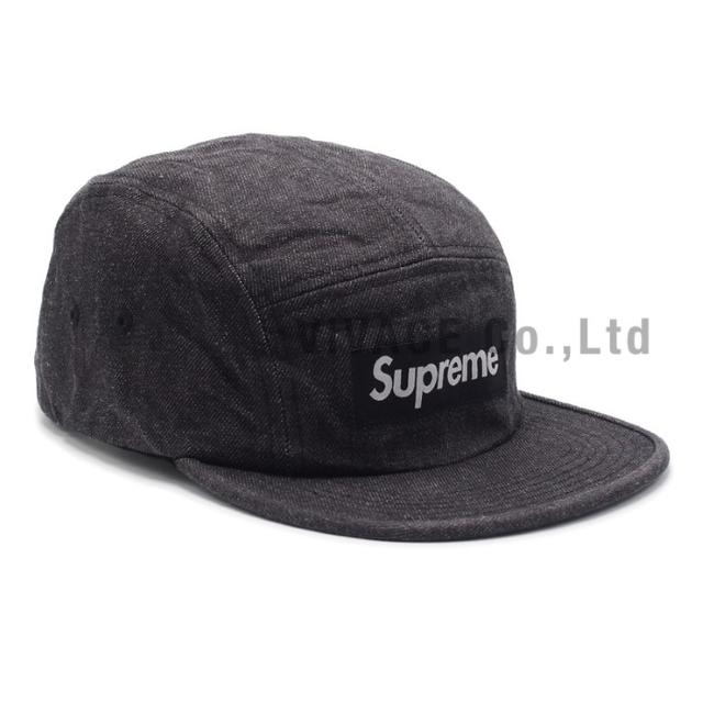 Supreme Denim Camp Cap 黒