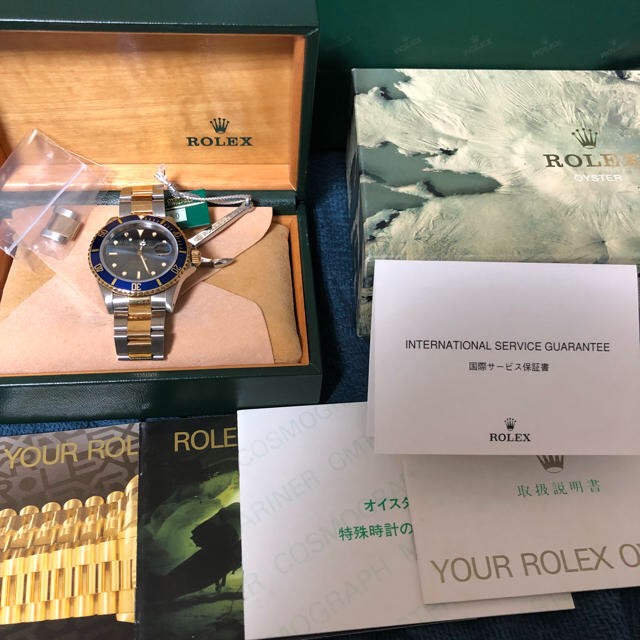 ROLEX ロレックス サブマリーナ 16613箱 木箱 ケース