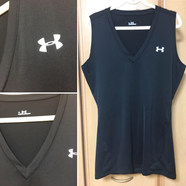 UNDER ARMOUR(アンダーアーマー)のアンダーアーマー UNDERARMOURヒートギア レディースアンダーシャツXL レディースの下着/アンダーウェア(アンダーシャツ/防寒インナー)の商品写真