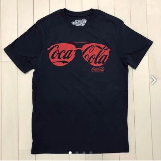 オールドネイビー(Old Navy)のOLD NAVY プリント Tシャツ Coca-Cola ネイビー(Tシャツ/カットソー(半袖/袖なし))