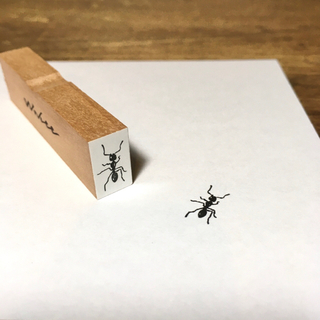 アリ 蟻 A スタンプ マスキングテープ  セット(はんこ)