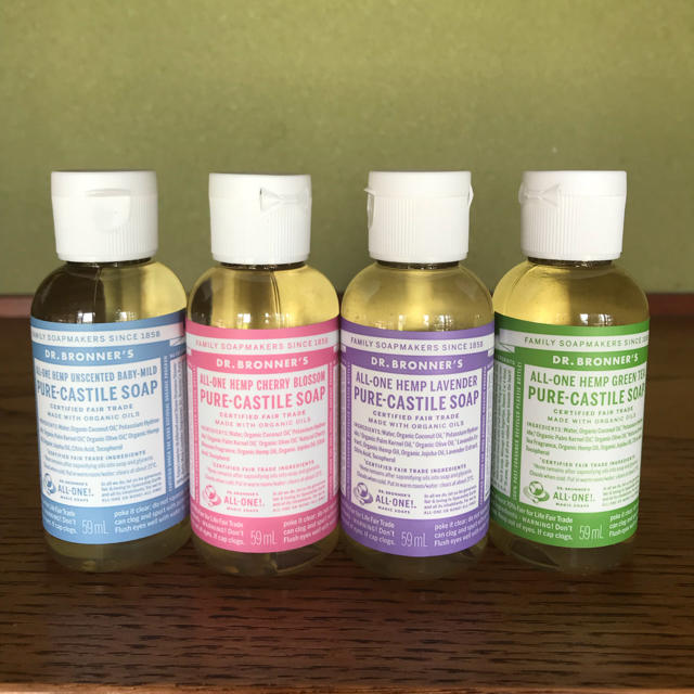 Dr.Bronner(ドクターブロナー)のD r.ブロナー マジックソープ ミニシーズンセレクト01 コスメ/美容のボディケア(ボディソープ/石鹸)の商品写真