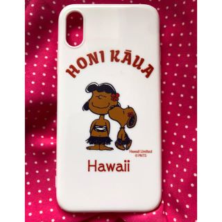 ピーナッツ(PEANUTS)のmoni hawaii 日焼けスヌーピー iPhone X ケース(iPhoneケース)