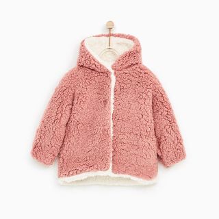 ザラキッズ(ZARA KIDS)のザラベイビー   リバーシブル ふわふわ コート(ジャケット/上着)