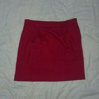 スピックアンドスパン(Spick & Span)のスピック＆スパン 赤スカート(ミニスカート)