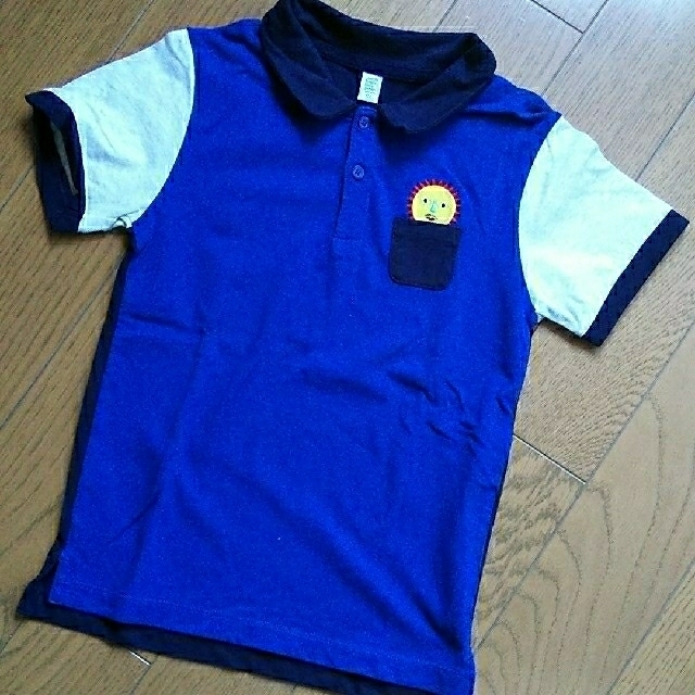 Design Tshirts Store graniph(グラニフ)のgraniph👕かおノート　ポロシャツ　130cm キッズ/ベビー/マタニティのキッズ服男の子用(90cm~)(Tシャツ/カットソー)の商品写真