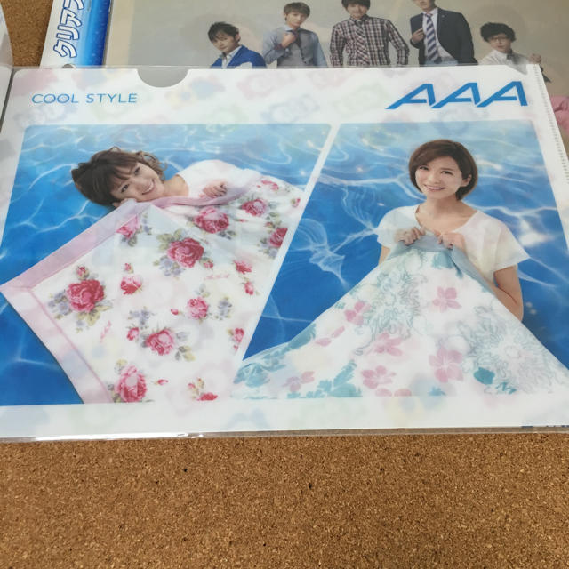 AAA(トリプルエー)のAAA クリアファイル エンタメ/ホビーのアニメグッズ(クリアファイル)の商品写真