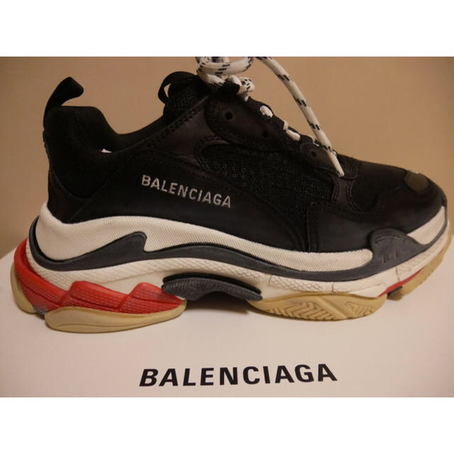 Balenciaga 42の通販 by Silent Blue's shop｜バレンシアガならラクマ - 【国内正規品】BALENCIAGA triple s 爆買い安い