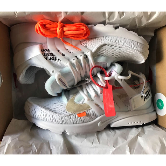 NIKE(ナイキ)のナイキ off-white エアプレスト オフホワイト 28 メンズの靴/シューズ(スニーカー)の商品写真