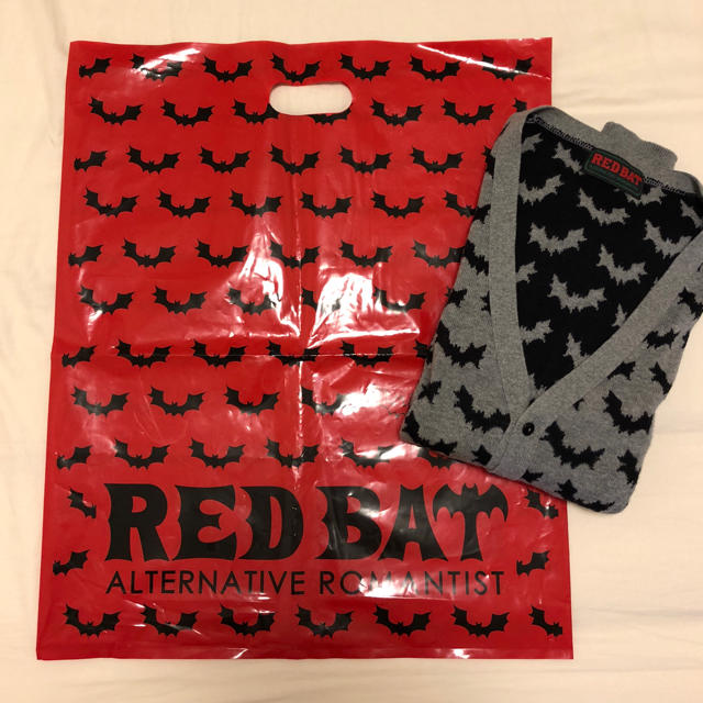 REDBAD(the pillows 山中さわお ) コウモリ柄カーディガンの通販 REDBAD(the pillows 山中さわお ) コウモリ柄カーディガンの通販