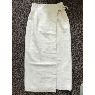 ロキエ(Lochie)のfrance vintage linen skirt(ロングスカート)