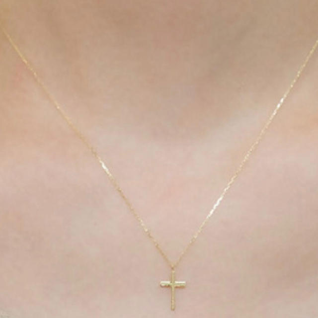 Enasoluna(エナソルーナ)の特別値下げ中！！Enasoluna  Baby cross necklace レディースのアクセサリー(ネックレス)の商品写真