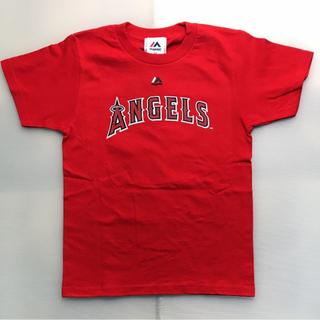 マジェスティック(Majestic)の大谷翔平 Tシャツ 0098 RED S ロサンゼルス エンゼルス 17 MLB(Tシャツ/カットソー(半袖/袖なし))