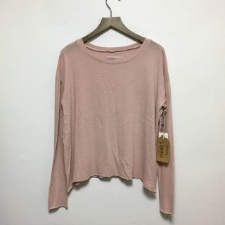 フランクアンドアイリーン(Frank&Eileen)の新品 フランク＆アイリーン カットソー S ピンク / A523(カットソー(長袖/七分))