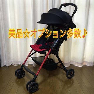 コンビ(combi)の値下げ【美品】コンビ F2 ＋オプション7点付き！(ベビーカー/バギー)