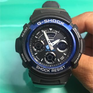 ジーショック(G-SHOCK)の電池新品 デジアナ G-SHOCK 送料込み ブルー(腕時計(デジタル))