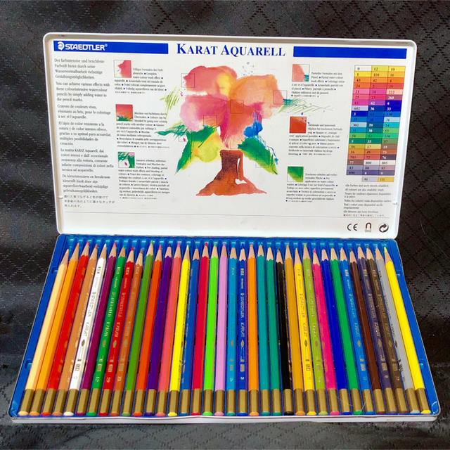 STAEDTLER karat aquarellステッドラー水彩色鉛筆36色 - アート用品