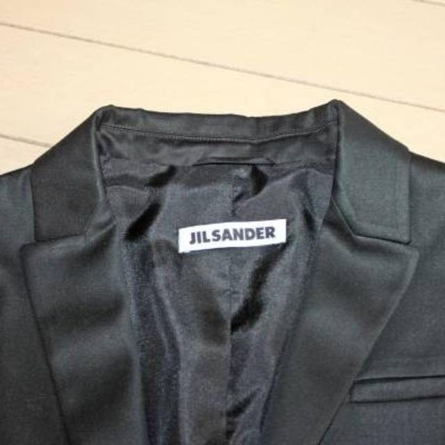 Jil Sander(ジルサンダー)のジルサンダー　ウールテーラードジャケット　ブラック　サイズ34 レディースのジャケット/アウター(テーラードジャケット)の商品写真