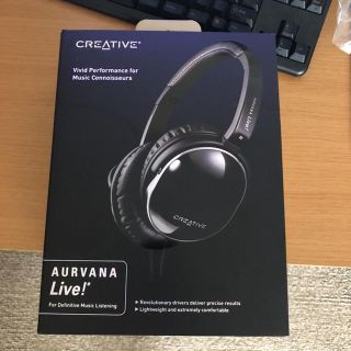 クリエイティブリクリエーション(CREATIVE RECREATION)の ヘッドホンAurvana Live! HP-AURVN-LV(ヘッドフォン/イヤフォン)