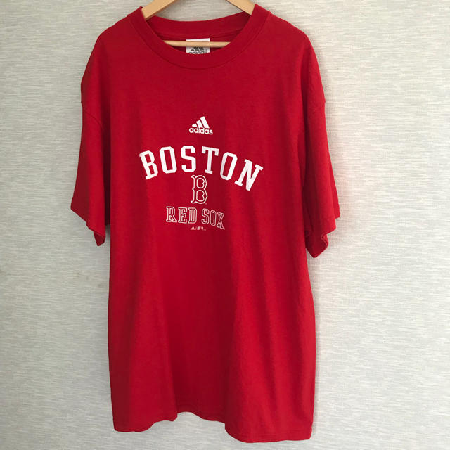 adidas(アディダス)のUSA古着 アディダス レッドソックス Tシャツ L メンズのトップス(Tシャツ/カットソー(半袖/袖なし))の商品写真