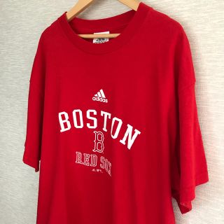 アディダス(adidas)のUSA古着 アディダス レッドソックス Tシャツ L(Tシャツ/カットソー(半袖/袖なし))