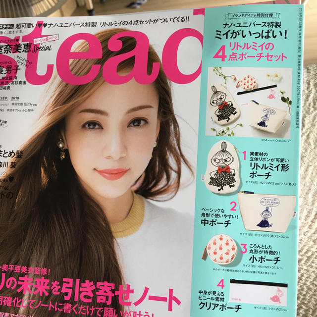 宝島社(タカラジマシャ)のsteady.9月号 付録4点セット レディースのファッション小物(ポーチ)の商品写真