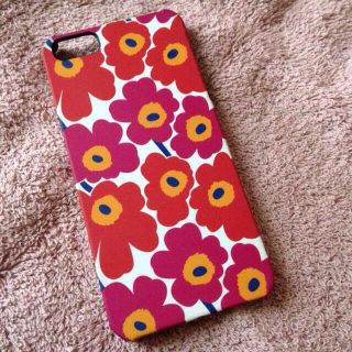 マリメッコ(marimekko)のウニッコ柄🌼iPhone5/S用カバー(モバイルケース/カバー)