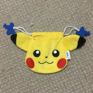 ポケモン(ポケモン)のピカチュウ 巾着(ランチボックス巾着)