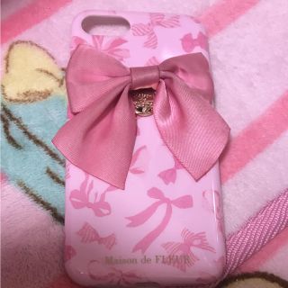 メゾンドフルール(Maison de FLEUR)のメゾンドフルール iPhoneケース リボン(iPhoneケース)