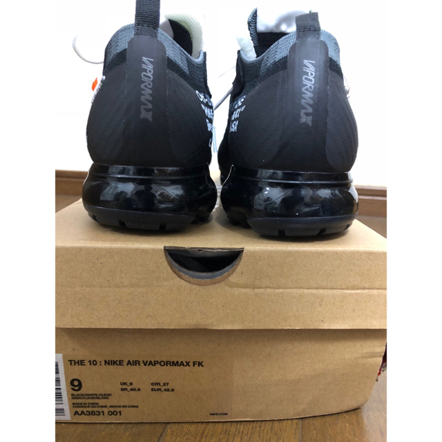 OFF-WHITE(オフホワイト)のオフホワイト×ナイキ THE TEN vapormax メンズの靴/シューズ(スニーカー)の商品写真