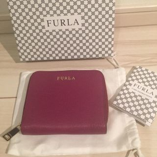 フルラ(Furla)の新品 フルラ  ジップ折財布 紫(財布)