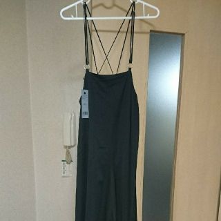 ジーナシス(JEANASIS)のみい様専用 JEANASIS ハイウエストロープワイドパンツ(サロペット/オーバーオール)