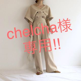 トゥデイフル(TODAYFUL)の【chelcha様専用】willfully♡トレンチッシュワイドオールインワン(オールインワン)