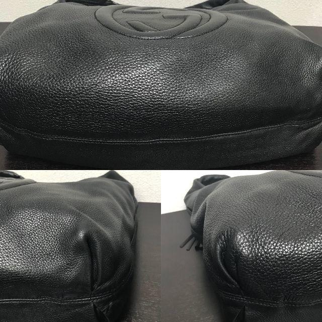 Gucci(グッチ)のグッチ　ソーホー　ショルダーバッグ　レザー　黒 レディースのバッグ(ショルダーバッグ)の商品写真