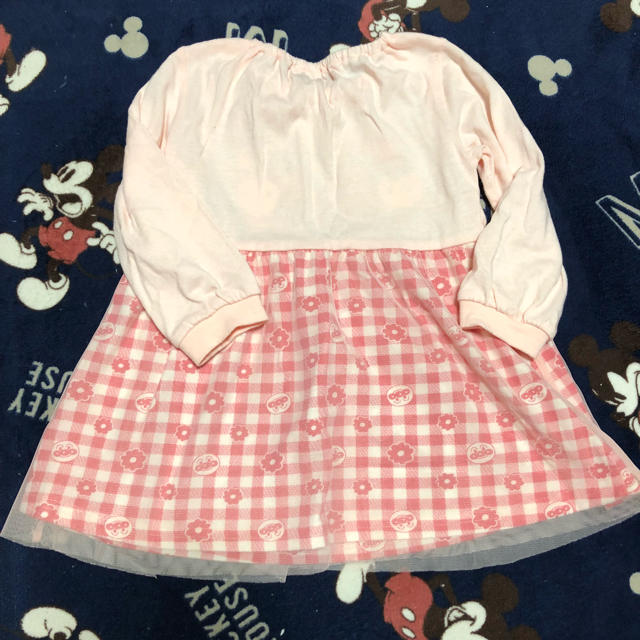 アンパンマン(アンパンマン)のワンピース キッズ/ベビー/マタニティのキッズ服女の子用(90cm~)(ワンピース)の商品写真