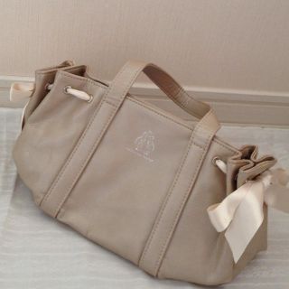 レベッカテイラー(Rebecca Taylor)の本革 ♡ リボンバッグ(ハンドバッグ)