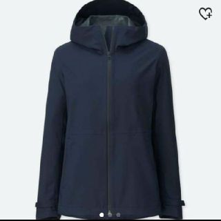 ユニクロ(UNIQLO)の新品  紺M  ブロックテックパーカー  ユニクロ  UNIQLO  (パーカー)