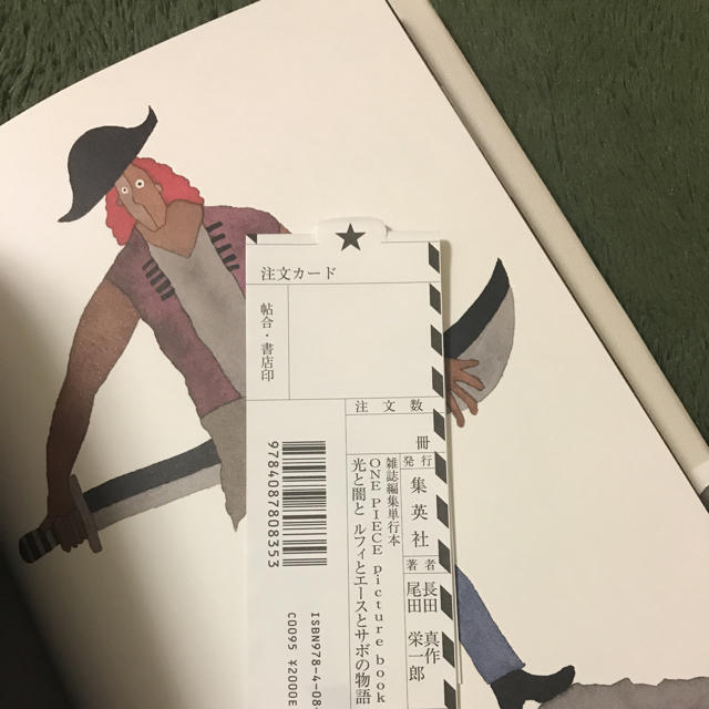 ONE-PIECE picture book ワンピース 絵本 光と闇と エンタメ/ホビーの本(絵本/児童書)の商品写真